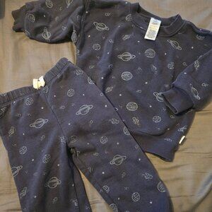 Gerber Space Sweatshirt and Pants Size 18Months